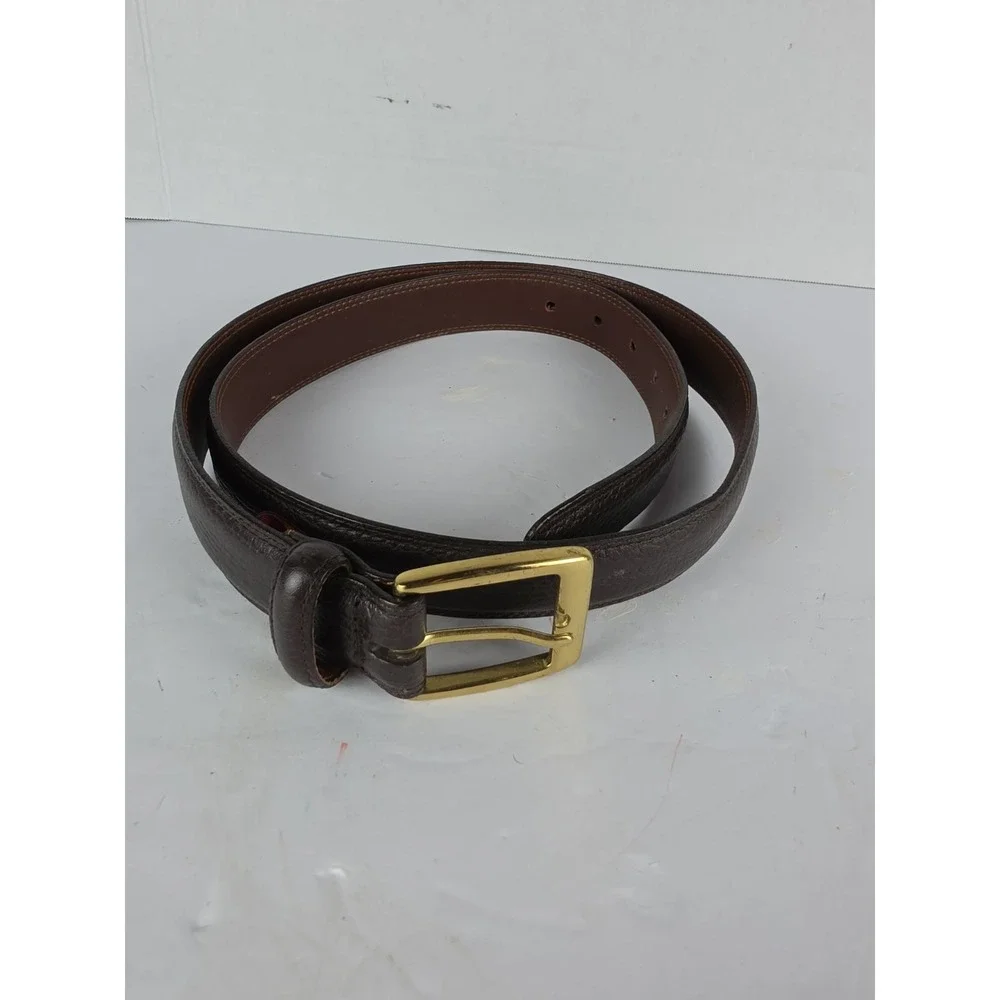 Cole Haan Leather Belt 36 Brown 1 1/4
